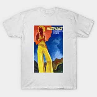 Vintage Travel Poster Switzerland Graubünden T-Shirt